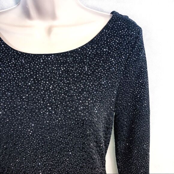 Studio Y Sparkling Draped Back Bodycon Sz S - Picture 4 of 7